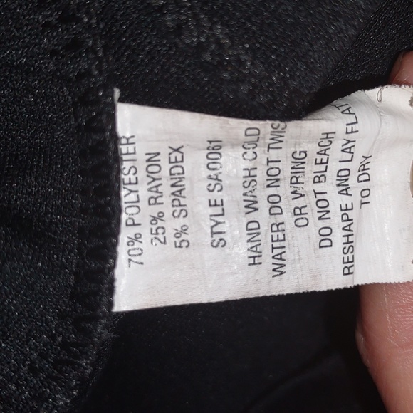 Basic House Soft Thick Polyester Y2K Ribbed Ruffled Black Mini Skirt S Junior - Picture 4 of 4